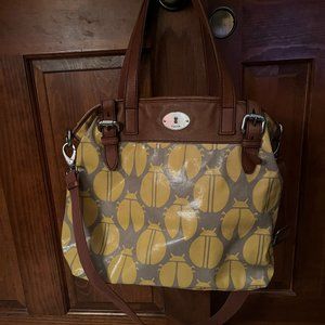 Fossil KeyPer Ladybug Coated Canvas Bag/Purse